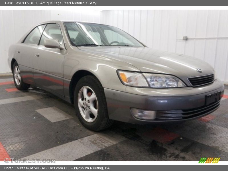 Antique Sage Pearl Metallic / Gray 1998 Lexus ES 300