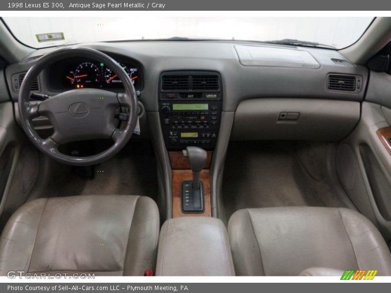 Antique Sage Pearl Metallic / Gray 1998 Lexus ES 300