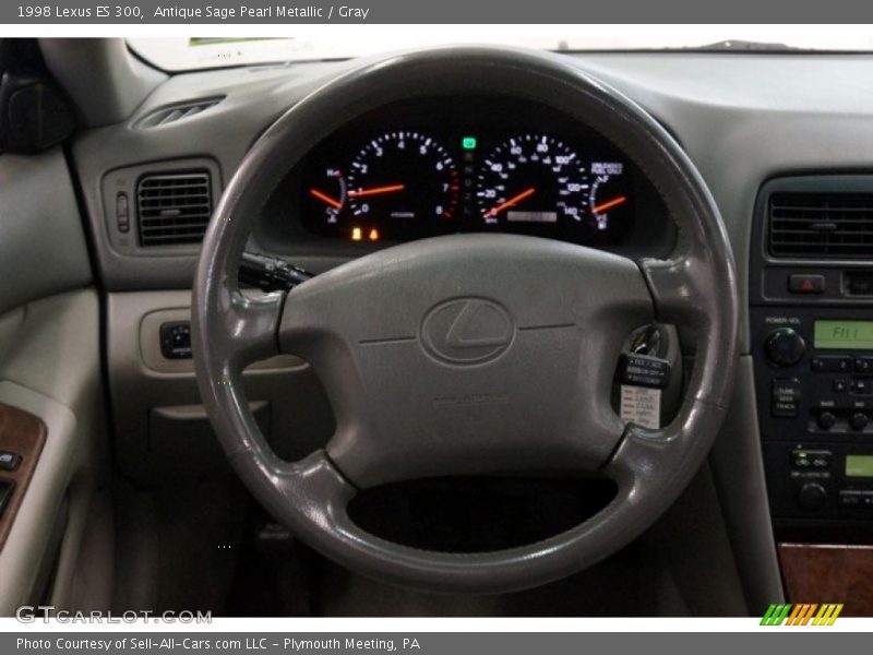 Antique Sage Pearl Metallic / Gray 1998 Lexus ES 300