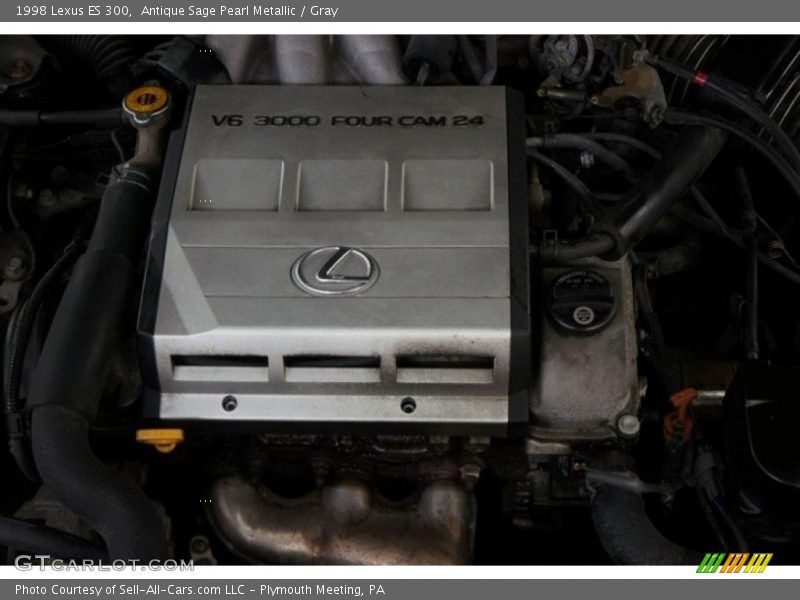 Antique Sage Pearl Metallic / Gray 1998 Lexus ES 300