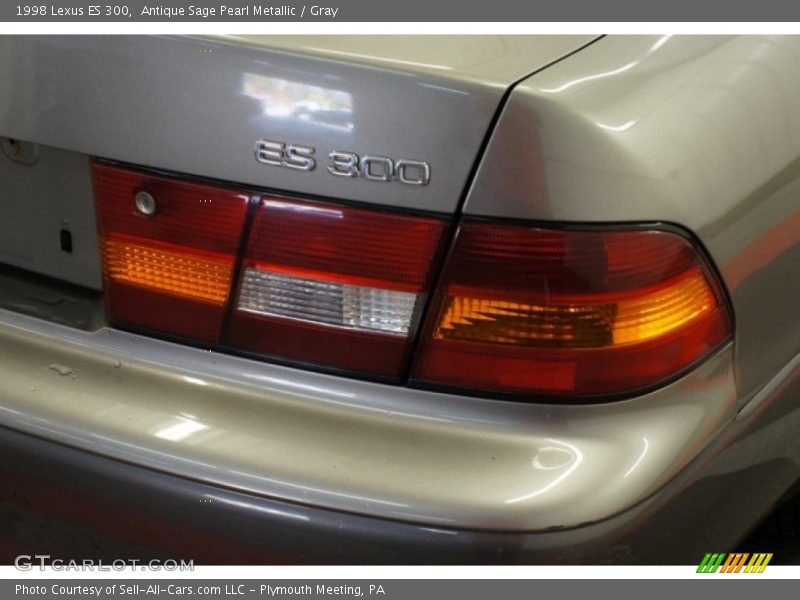 Antique Sage Pearl Metallic / Gray 1998 Lexus ES 300