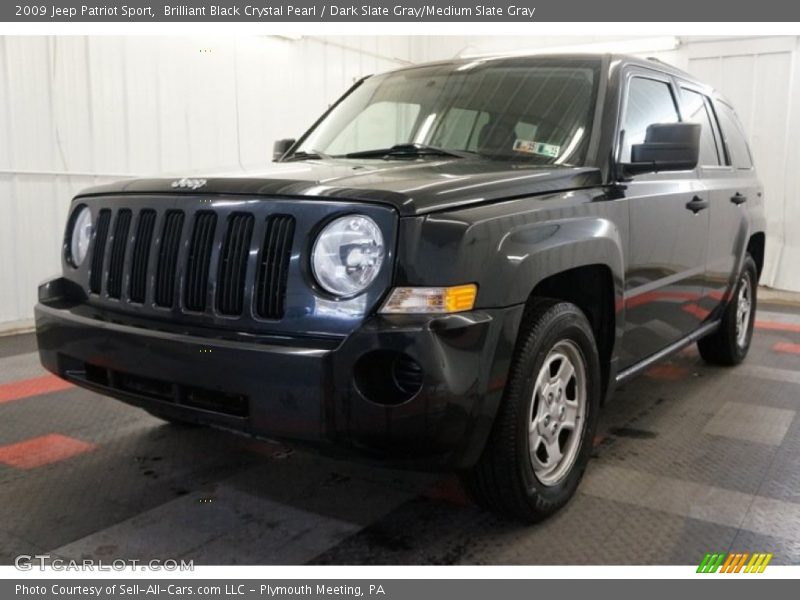 Brilliant Black Crystal Pearl / Dark Slate Gray/Medium Slate Gray 2009 Jeep Patriot Sport