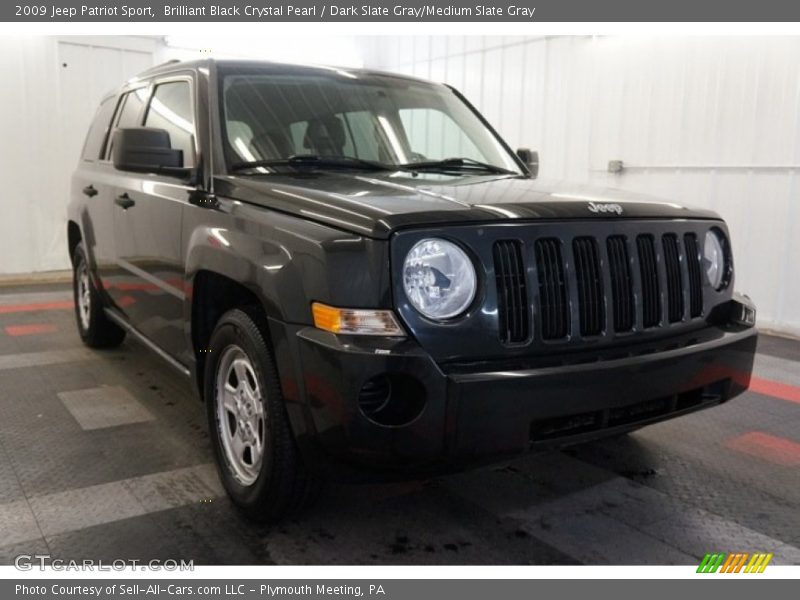 Brilliant Black Crystal Pearl / Dark Slate Gray/Medium Slate Gray 2009 Jeep Patriot Sport