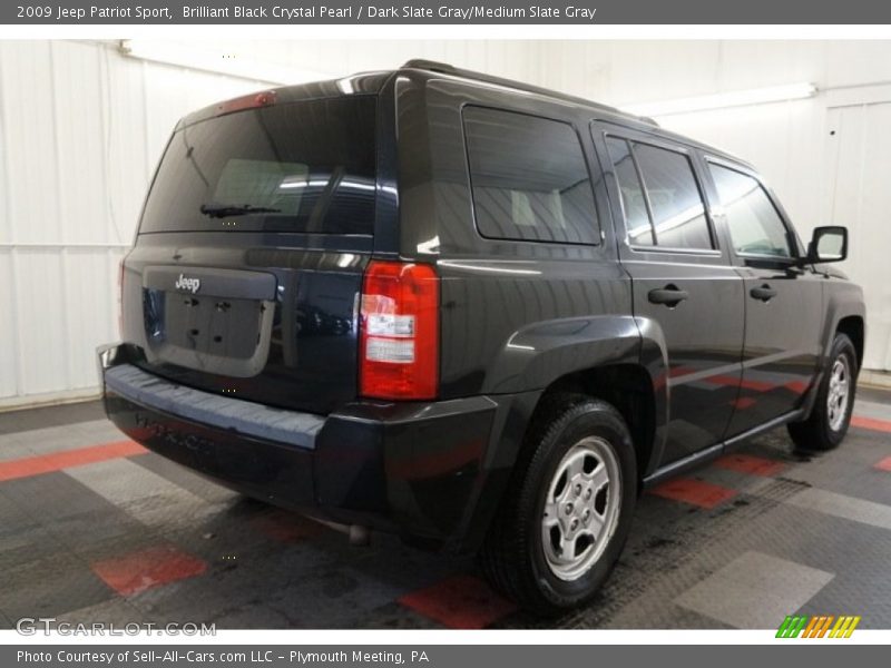 Brilliant Black Crystal Pearl / Dark Slate Gray/Medium Slate Gray 2009 Jeep Patriot Sport