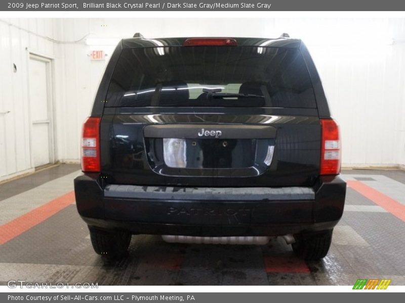 Brilliant Black Crystal Pearl / Dark Slate Gray/Medium Slate Gray 2009 Jeep Patriot Sport