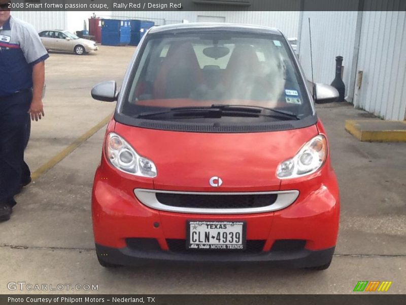 Rally Red / Design Red 2008 Smart fortwo passion coupe