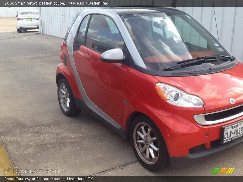 Rally Red / Design Red 2008 Smart fortwo passion coupe