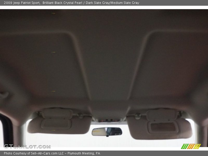 Brilliant Black Crystal Pearl / Dark Slate Gray/Medium Slate Gray 2009 Jeep Patriot Sport