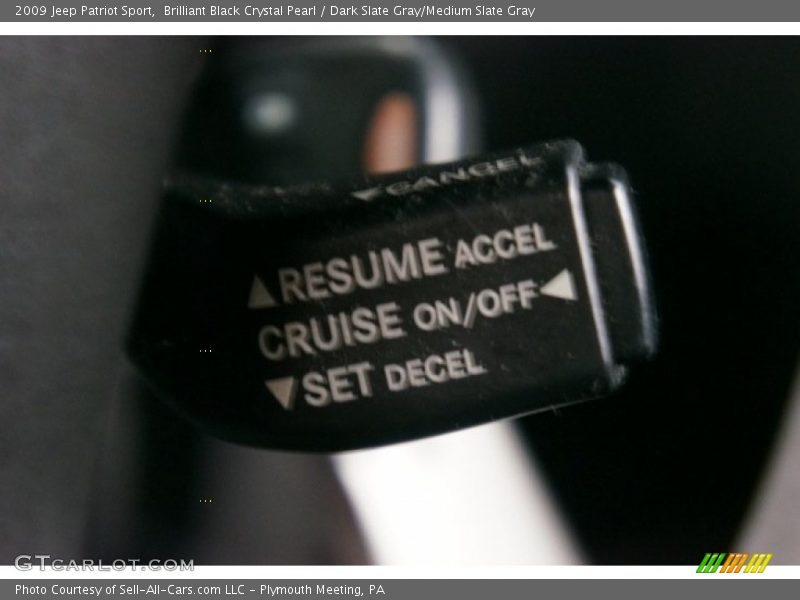 Brilliant Black Crystal Pearl / Dark Slate Gray/Medium Slate Gray 2009 Jeep Patriot Sport