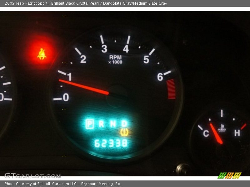 Brilliant Black Crystal Pearl / Dark Slate Gray/Medium Slate Gray 2009 Jeep Patriot Sport