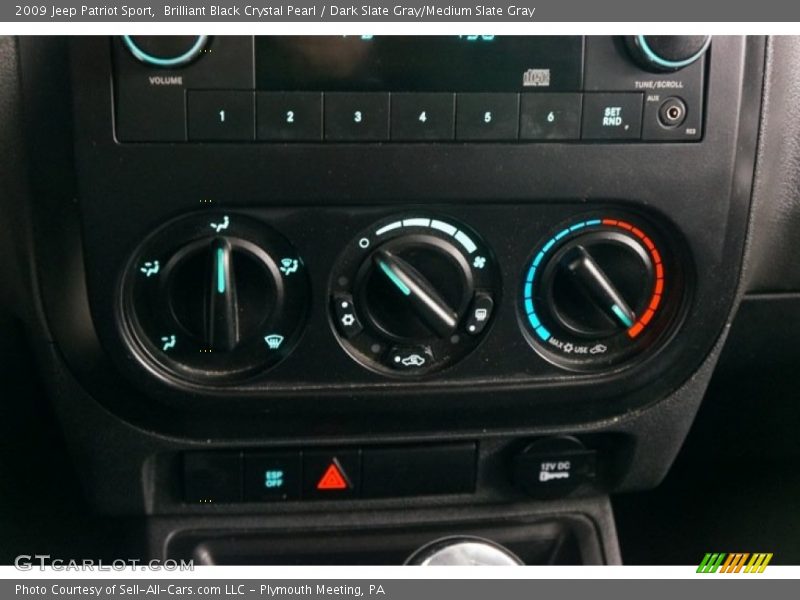 Brilliant Black Crystal Pearl / Dark Slate Gray/Medium Slate Gray 2009 Jeep Patriot Sport