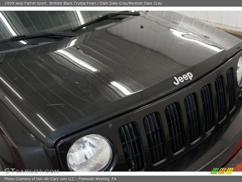 Brilliant Black Crystal Pearl / Dark Slate Gray/Medium Slate Gray 2009 Jeep Patriot Sport