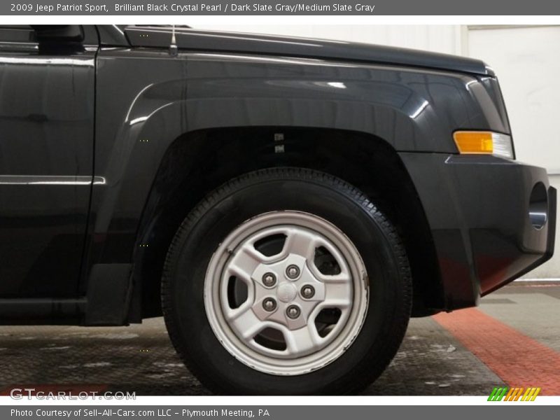 Brilliant Black Crystal Pearl / Dark Slate Gray/Medium Slate Gray 2009 Jeep Patriot Sport