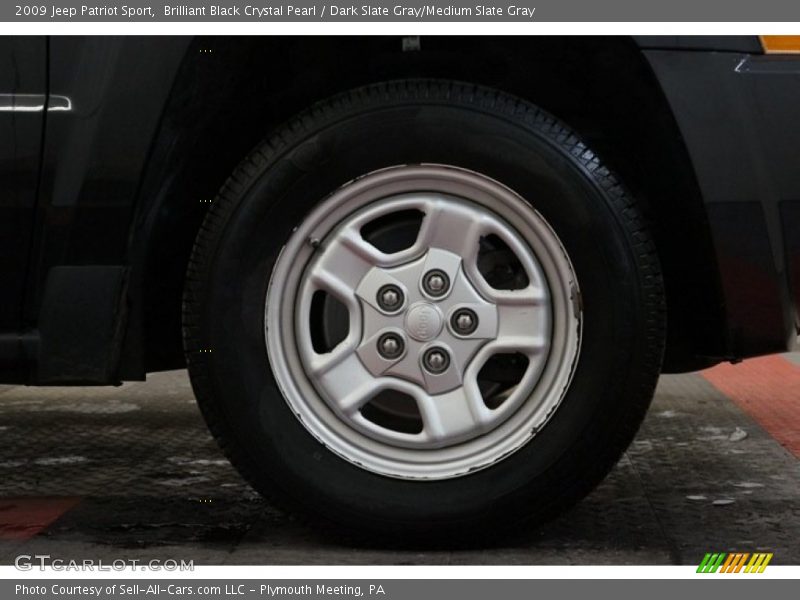 Brilliant Black Crystal Pearl / Dark Slate Gray/Medium Slate Gray 2009 Jeep Patriot Sport