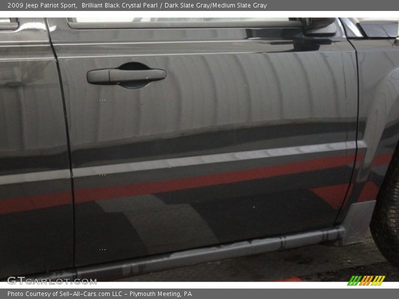Brilliant Black Crystal Pearl / Dark Slate Gray/Medium Slate Gray 2009 Jeep Patriot Sport