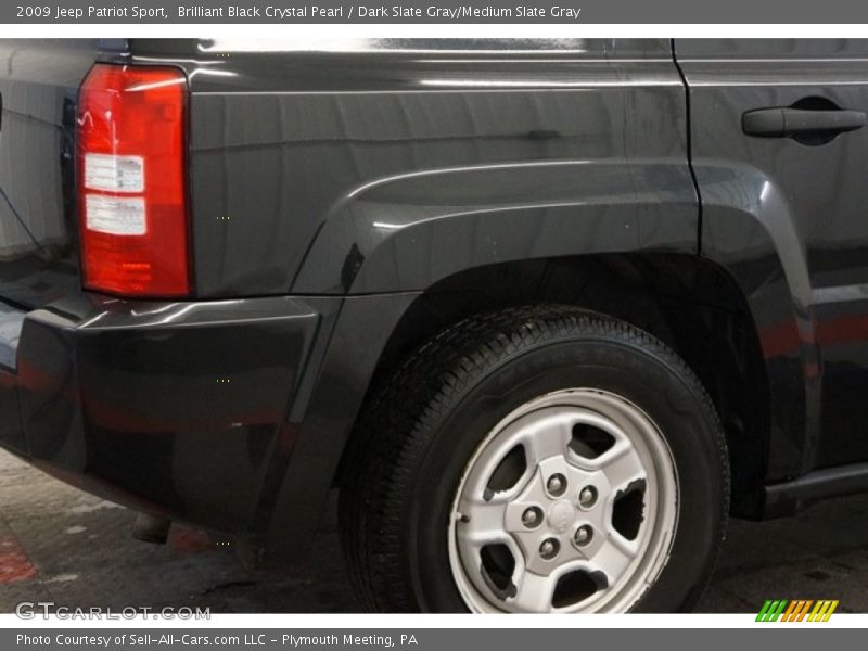 Brilliant Black Crystal Pearl / Dark Slate Gray/Medium Slate Gray 2009 Jeep Patriot Sport