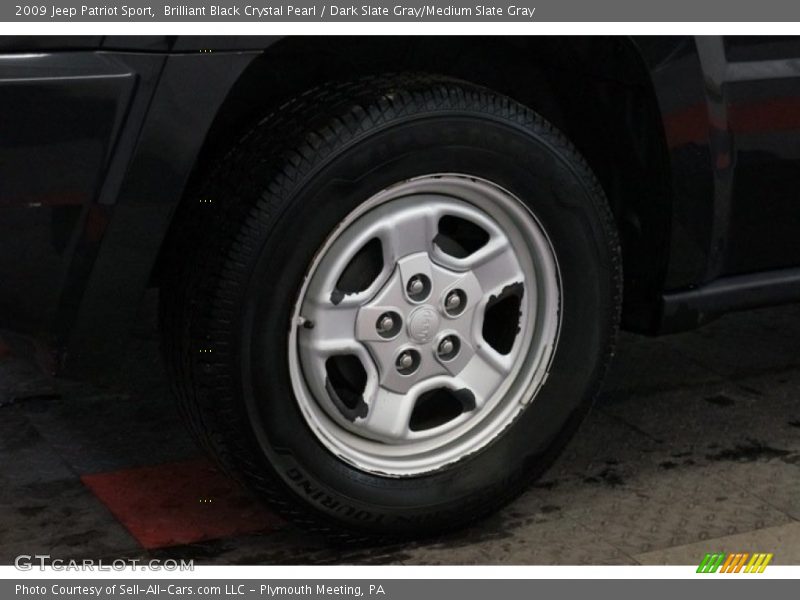 Brilliant Black Crystal Pearl / Dark Slate Gray/Medium Slate Gray 2009 Jeep Patriot Sport