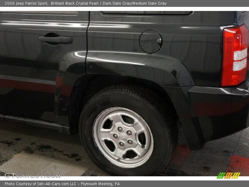 Brilliant Black Crystal Pearl / Dark Slate Gray/Medium Slate Gray 2009 Jeep Patriot Sport
