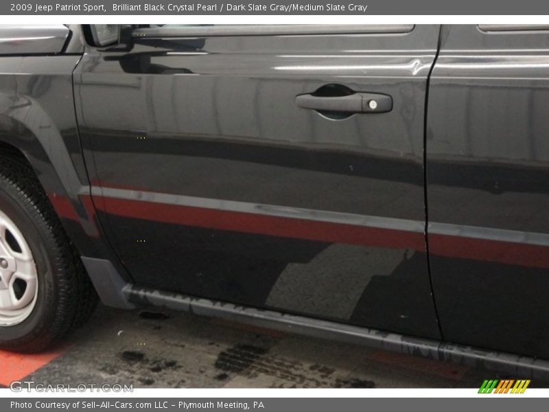Brilliant Black Crystal Pearl / Dark Slate Gray/Medium Slate Gray 2009 Jeep Patriot Sport