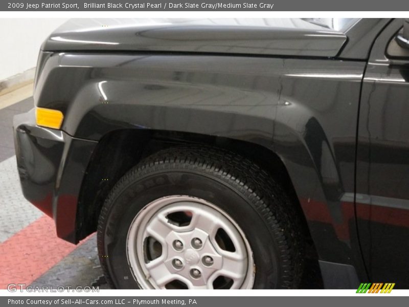Brilliant Black Crystal Pearl / Dark Slate Gray/Medium Slate Gray 2009 Jeep Patriot Sport