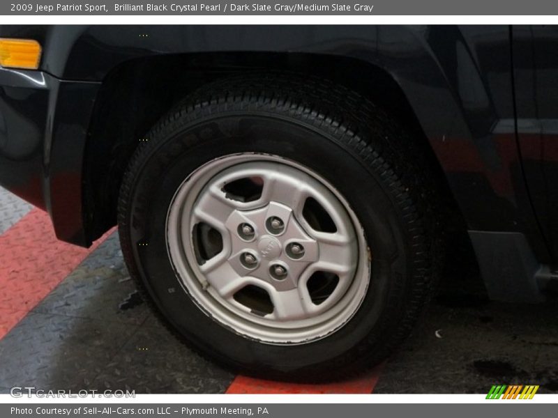 Brilliant Black Crystal Pearl / Dark Slate Gray/Medium Slate Gray 2009 Jeep Patriot Sport