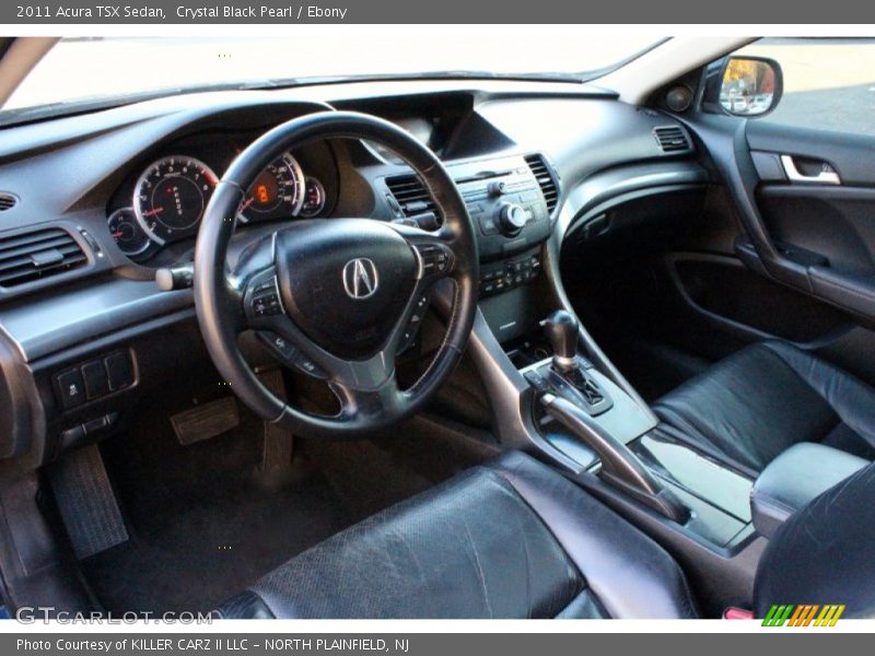 Crystal Black Pearl / Ebony 2011 Acura TSX Sedan