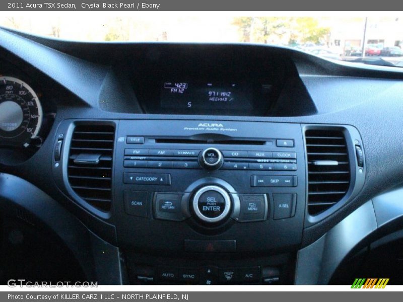 Crystal Black Pearl / Ebony 2011 Acura TSX Sedan