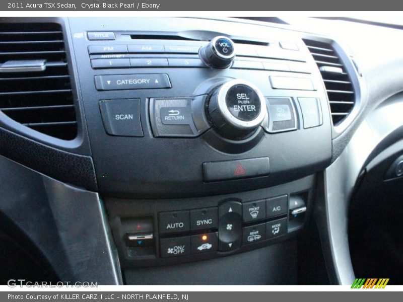 Crystal Black Pearl / Ebony 2011 Acura TSX Sedan