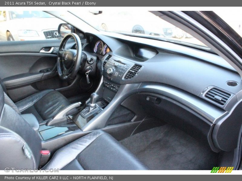 Crystal Black Pearl / Ebony 2011 Acura TSX Sedan