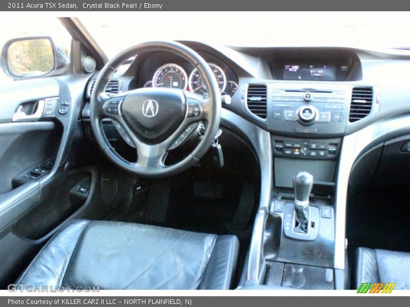 Crystal Black Pearl / Ebony 2011 Acura TSX Sedan