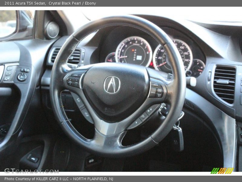 Crystal Black Pearl / Ebony 2011 Acura TSX Sedan