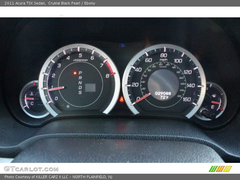 Crystal Black Pearl / Ebony 2011 Acura TSX Sedan