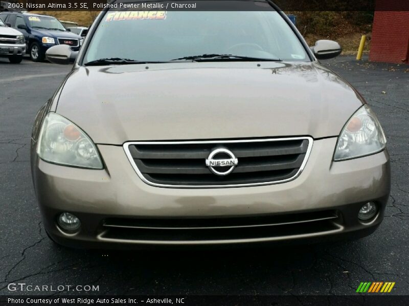 Polished Pewter Metallic / Charcoal 2003 Nissan Altima 3.5 SE