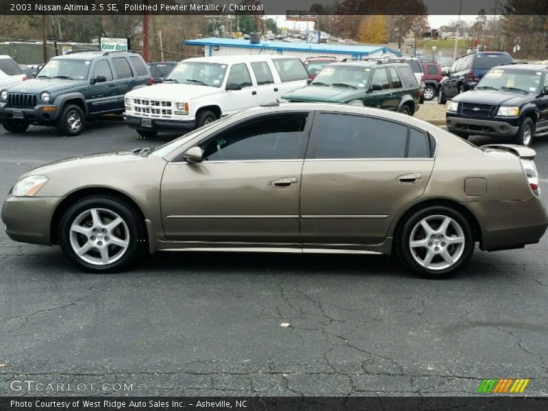 Polished Pewter Metallic / Charcoal 2003 Nissan Altima 3.5 SE