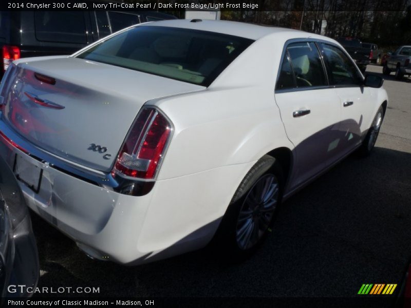 Ivory Tri-Coat Pearl / Dark Frost Beige/Light Frost Beige 2014 Chrysler 300 C AWD