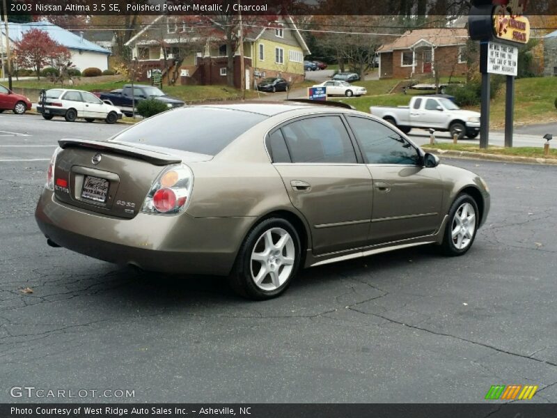 Polished Pewter Metallic / Charcoal 2003 Nissan Altima 3.5 SE