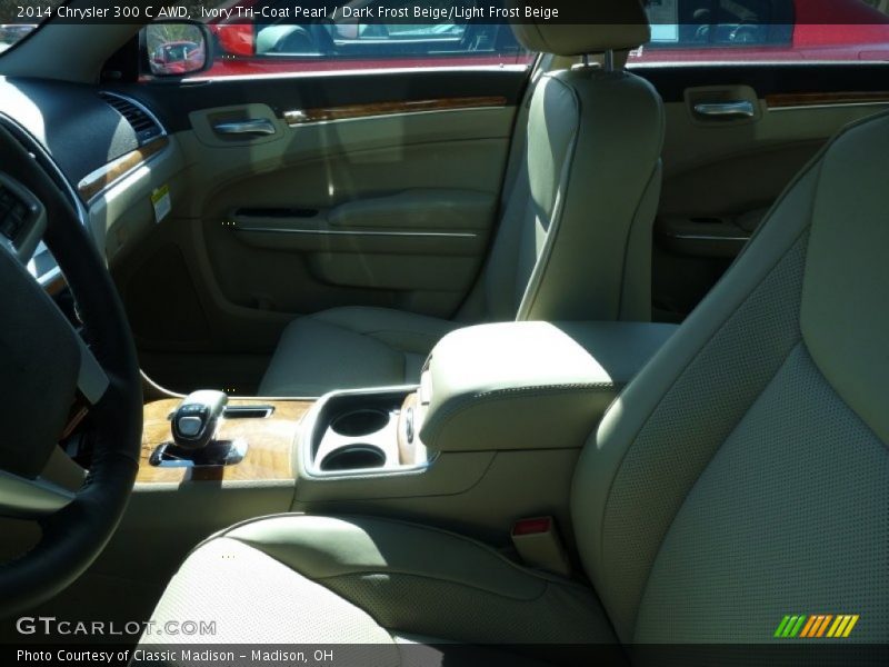 Ivory Tri-Coat Pearl / Dark Frost Beige/Light Frost Beige 2014 Chrysler 300 C AWD