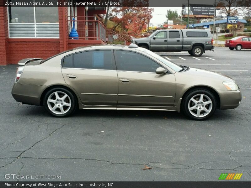 Polished Pewter Metallic / Charcoal 2003 Nissan Altima 3.5 SE