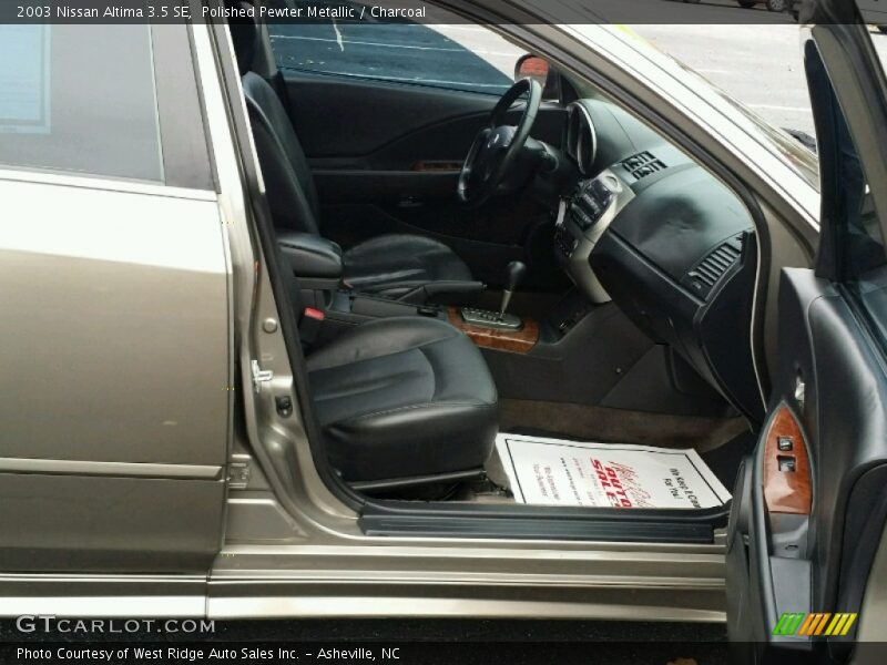 Polished Pewter Metallic / Charcoal 2003 Nissan Altima 3.5 SE