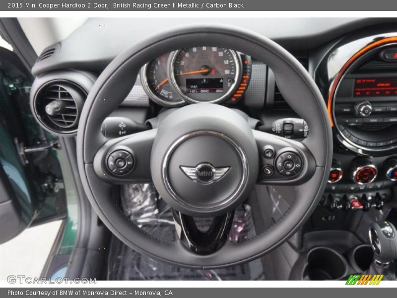 British Racing Green II Metallic / Carbon Black 2015 Mini Cooper Hardtop 2 Door