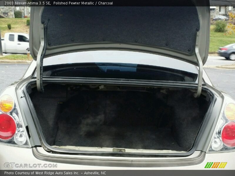 Polished Pewter Metallic / Charcoal 2003 Nissan Altima 3.5 SE