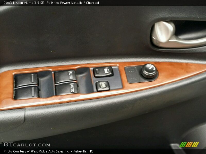 Polished Pewter Metallic / Charcoal 2003 Nissan Altima 3.5 SE