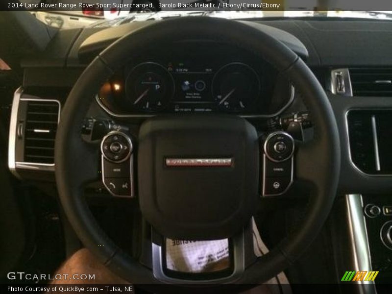 Barolo Black Metallic / Ebony/Cirrus/Ebony 2014 Land Rover Range Rover Sport Supercharged