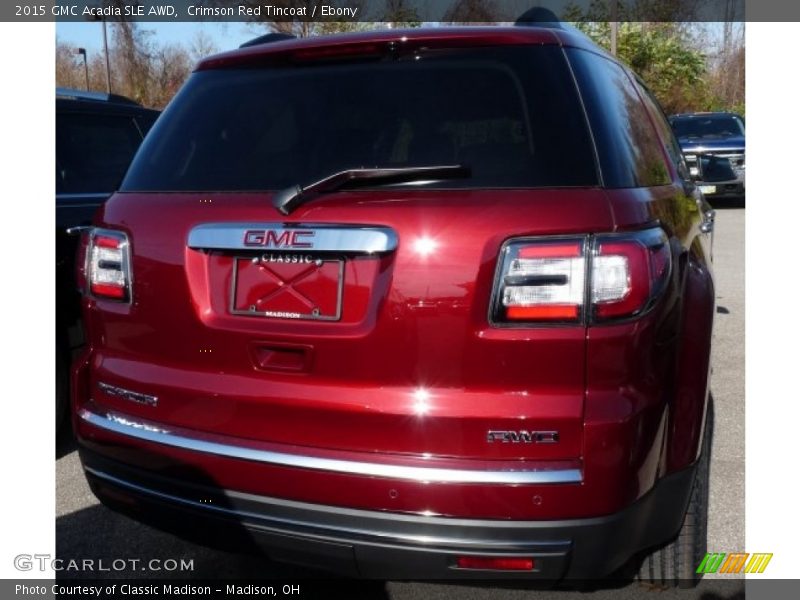Crimson Red Tincoat / Ebony 2015 GMC Acadia SLE AWD
