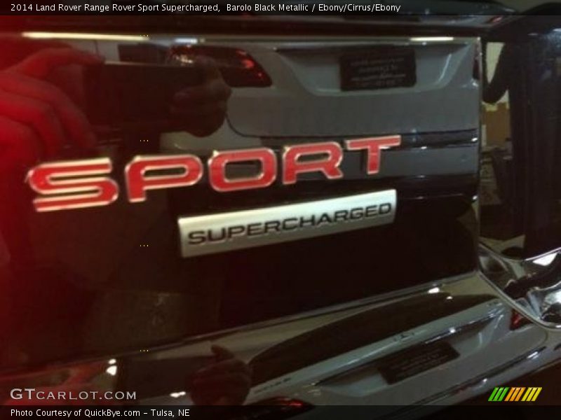 Barolo Black Metallic / Ebony/Cirrus/Ebony 2014 Land Rover Range Rover Sport Supercharged
