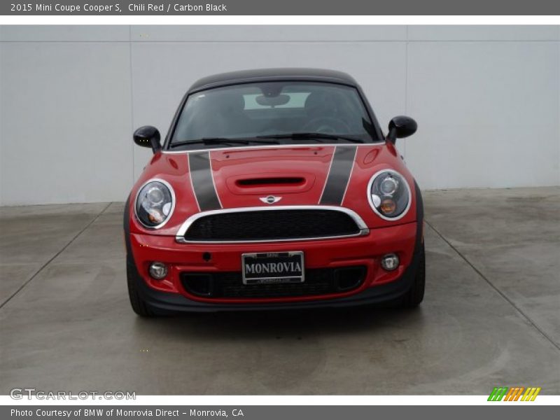 Chili Red / Carbon Black 2015 Mini Coupe Cooper S