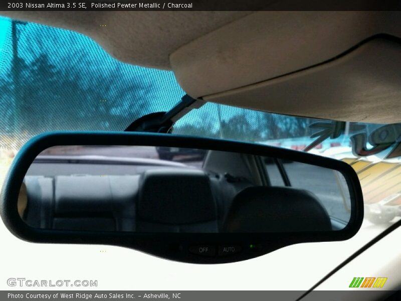 Polished Pewter Metallic / Charcoal 2003 Nissan Altima 3.5 SE