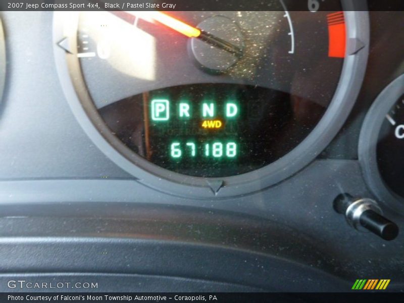 Black / Pastel Slate Gray 2007 Jeep Compass Sport 4x4