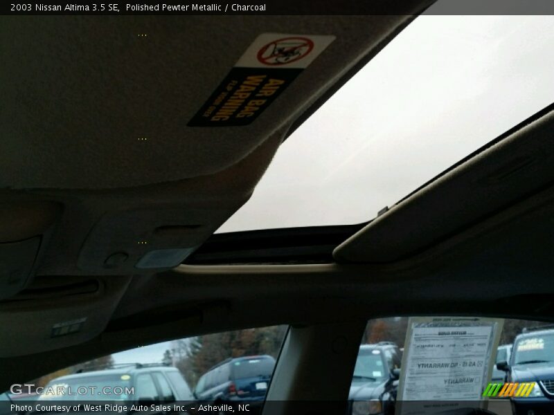 Polished Pewter Metallic / Charcoal 2003 Nissan Altima 3.5 SE