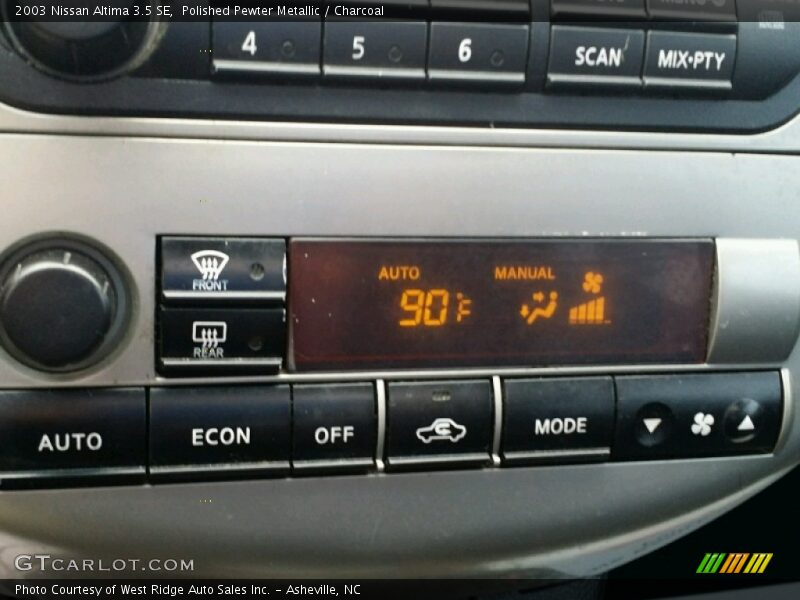 Polished Pewter Metallic / Charcoal 2003 Nissan Altima 3.5 SE
